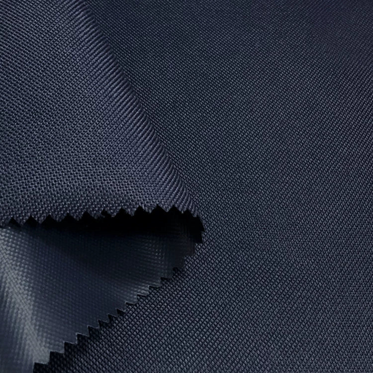 600D Oxford Fabric, Waterproof PVC Coated for Tents & Bags - Navy