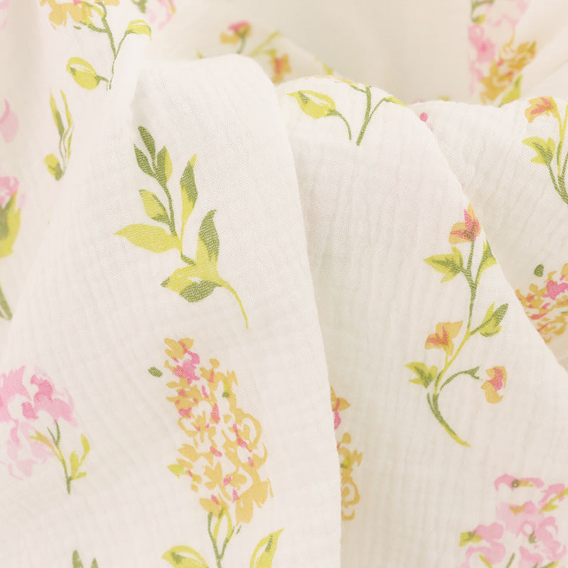 Cotton Double Gauze Fabric, Floral & novelty Prints (5)