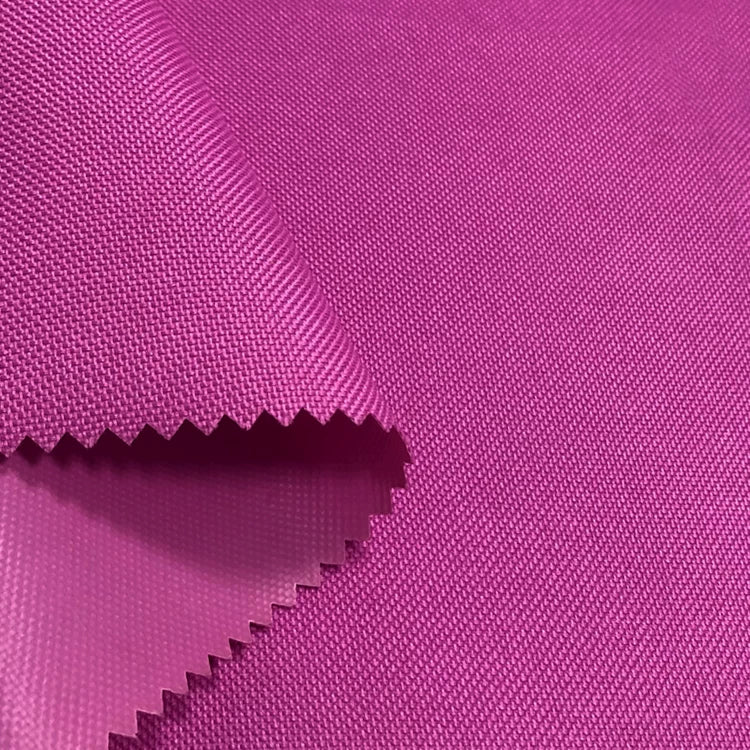 600D Oxford Fabric, Waterproof PVC Coated for Tents & Bags - Rose Red