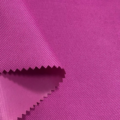 600D Oxford Fabric, Waterproof PVC Coated for Tents & Bags - Rose Red