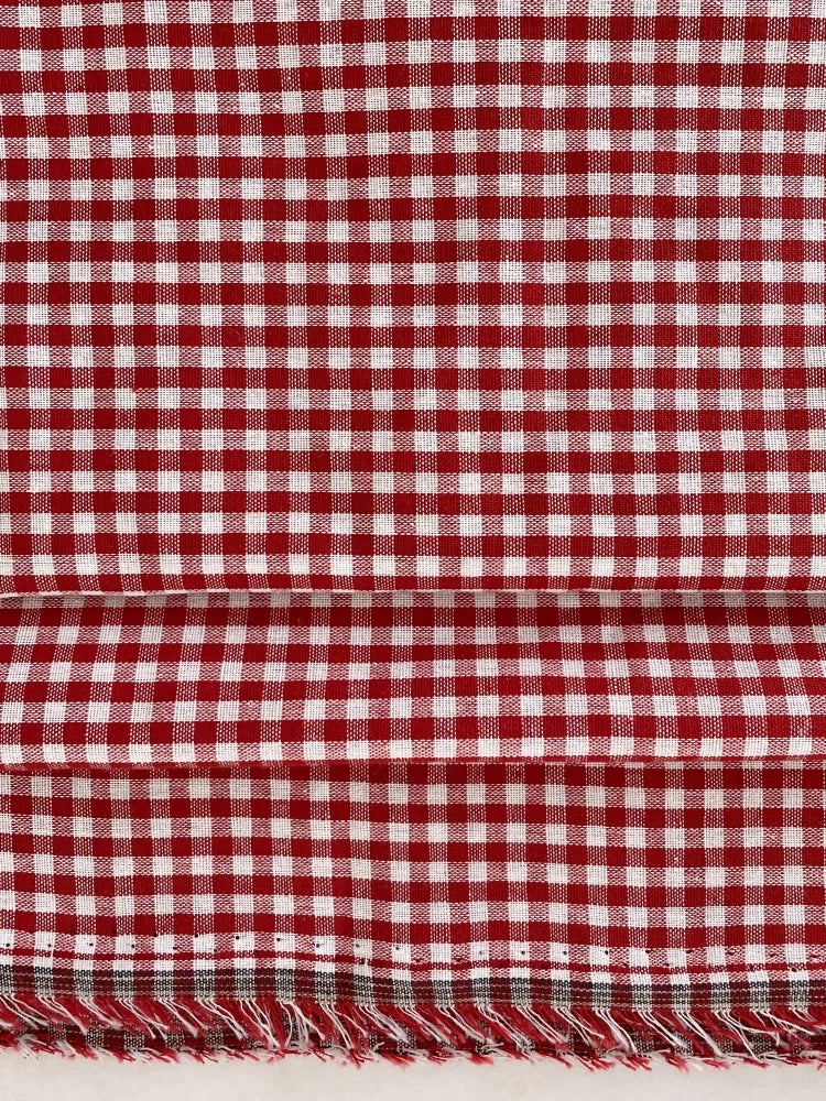 Cotton Gingham Check Fabric, for Shirts & Cushions