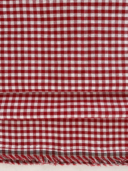 Cotton Gingham Check Fabric, for Shirts & Cushions