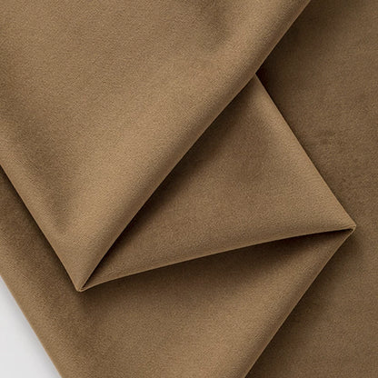 Pink Velvet Fabric, 17 Colors for Sofa Covers, Curtains & Backdrops - Light Brown