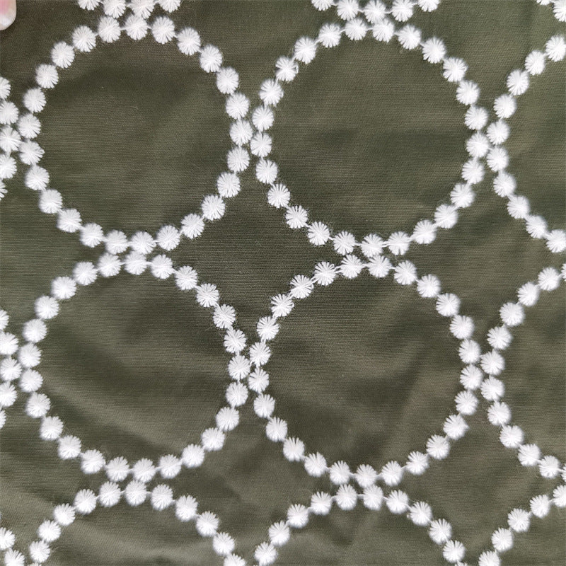 Ramie Cotton Embroidery Fabric, 55 in Wide
