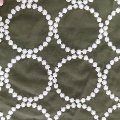 Ramie Cotton Embroidery Fabric, 55 in Wide