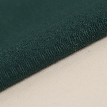 Heavy Cotton Canvas Fabric, 8oz Plain Weave for Bags & Upholstery - Forest Green 65#