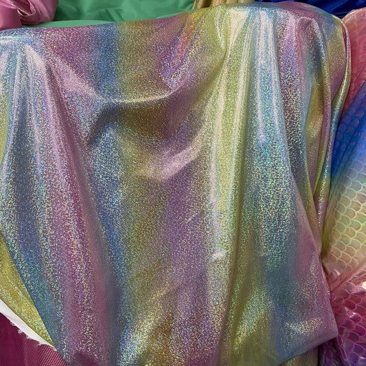 Silver Foil Stretch Stage Fabric, for Live Stream & Stage