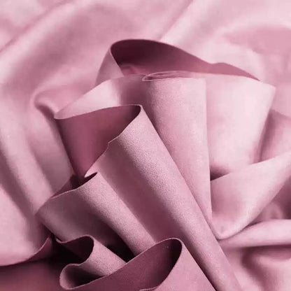 Lightweight Suede Fabric, Soft Brushed Polyester for Bags & Apparel - Bright Pink