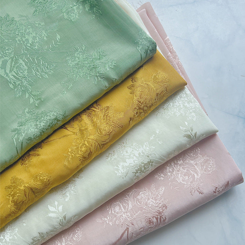 Rayon Jacquard Fabric, Hidden-Motif Hanfu Cloth