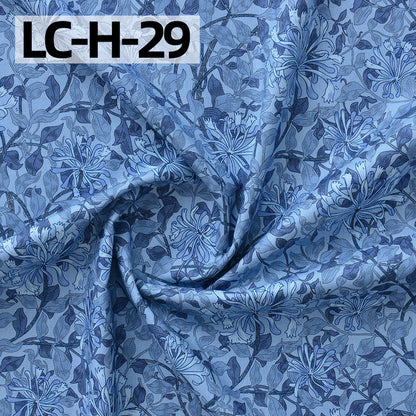 Floral Cotton Plain Fabric - Shirt & Dress by the Yard - LC-H-29