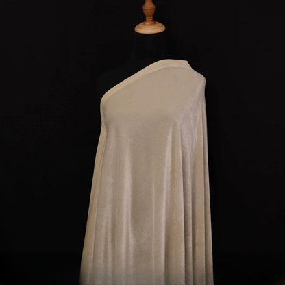 Silky Velvet Fabric, 20 Colors for Dresses, Qipao & DIY - Beige