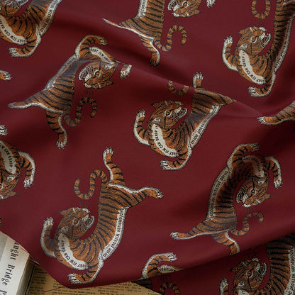 Leopard Cat Jacquard Fabric By The Yard | 7 Colors, 59" Wide for Kids Wear & Bags