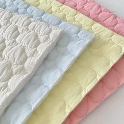 Cloud Quilted Fabric, Plush for Apparel & DIY, 51 in Wide