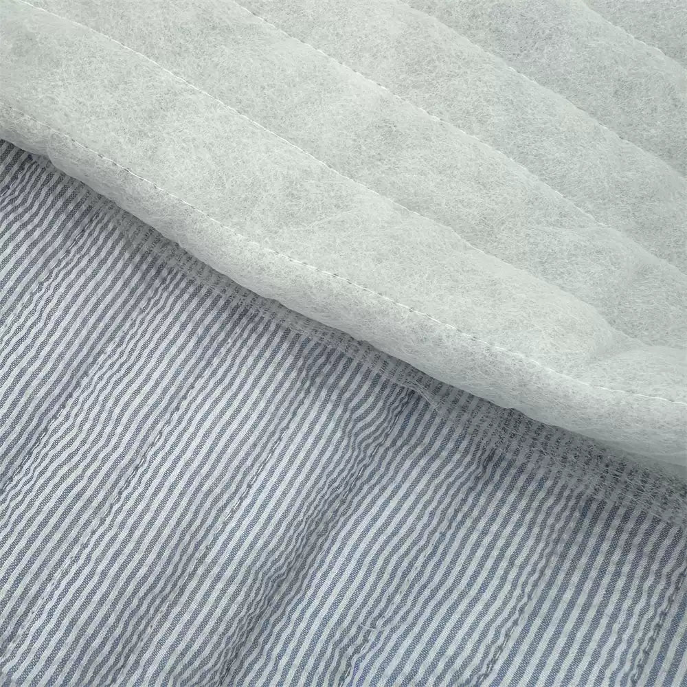 Quilted Polyester Stripe Fabric, for Bags & Pouches
