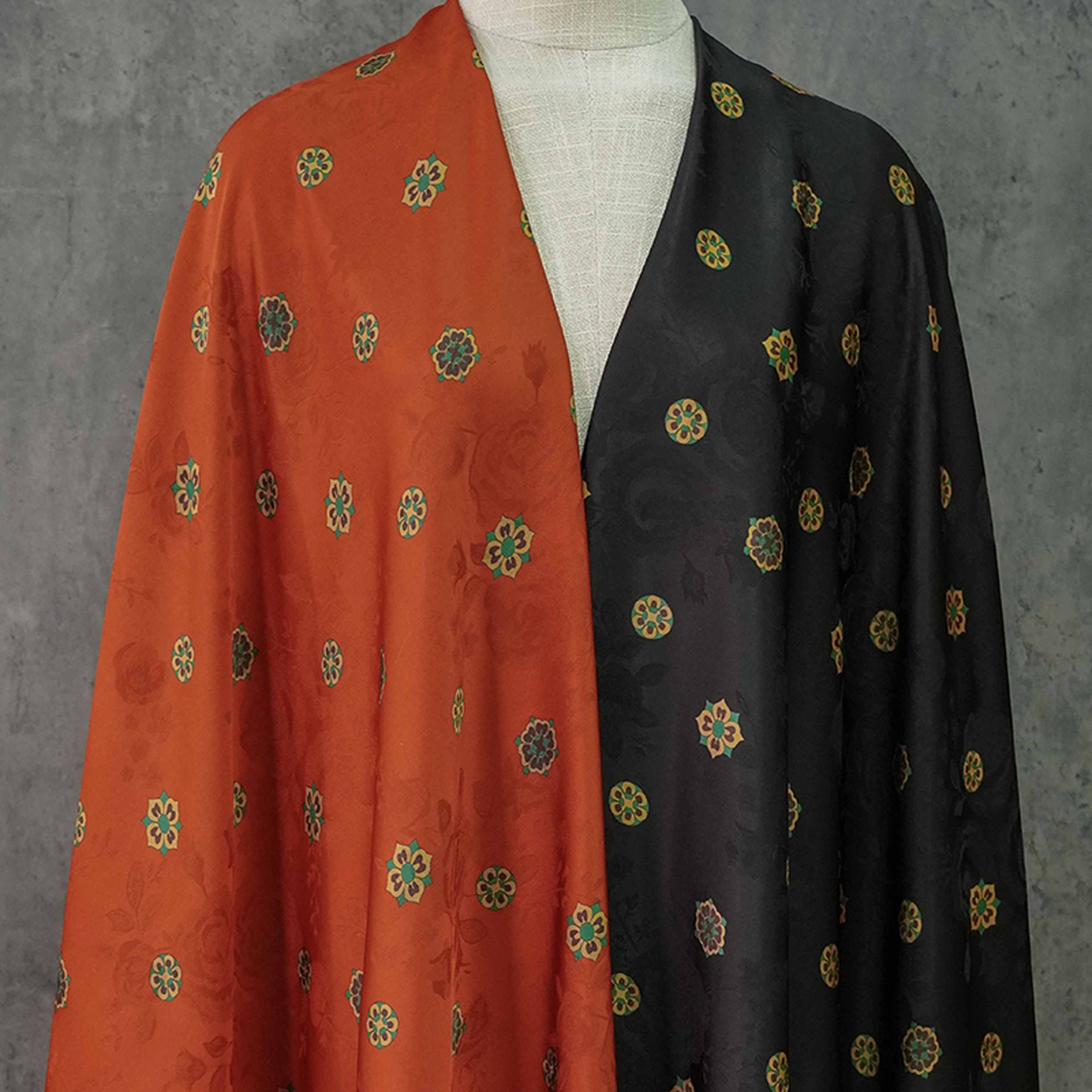 Floral Acetate Blend Fabric - Dress Apparel by the Yard
