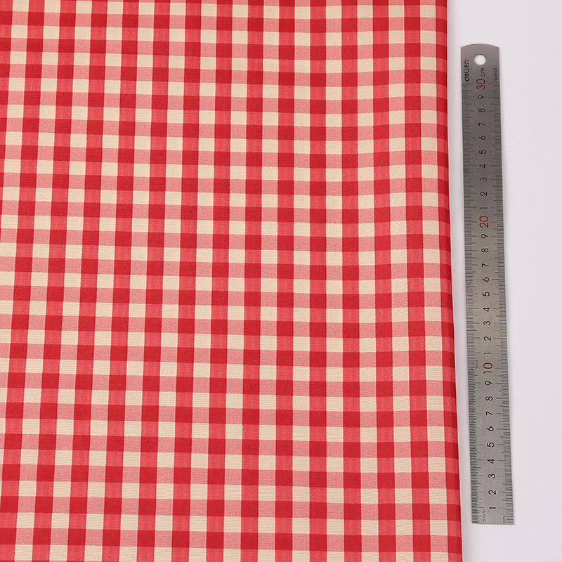 Floral Polyester Fabric - Home Decor & Craft by the Yard - Red
