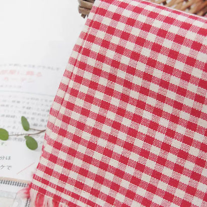Heavyweight Cotton Check Fabric, for Curtains & Cushions