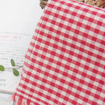 Heavyweight Cotton Check Fabric, for Curtains & Cushions - Check