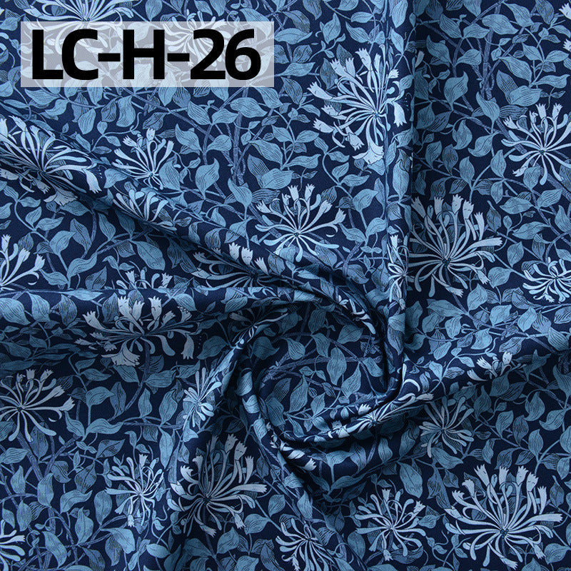 Floral Cotton Plain Fabric - Shirt & Dress by the Yard - LC-H-26