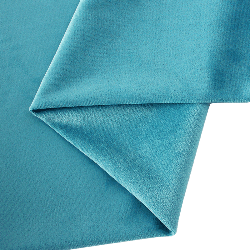 Thickened Velvet Fabric, 17 Colors for Sofa Covers, Curtains & Pillows - Tiffany Blue
