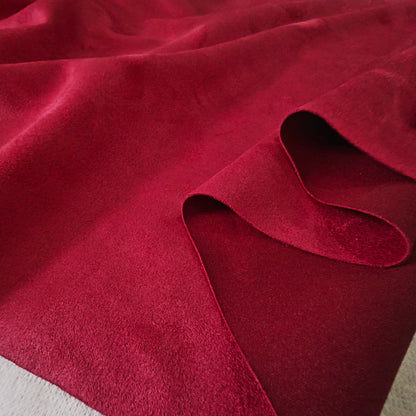 Stretch Suede Fabric, 23 Colors for Jackets, DIY Bags & Sofa Covers - Rust Red 1#