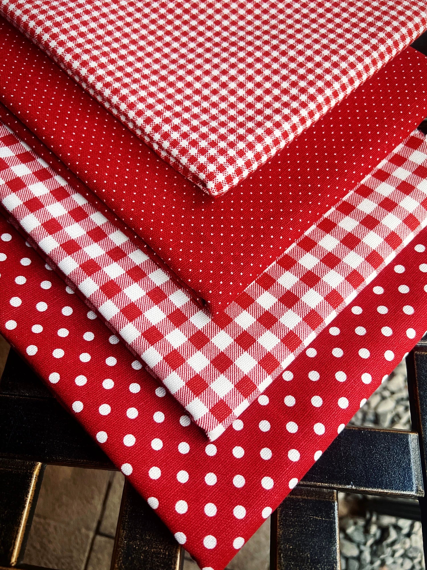 Cotton Polka Dot & Check Fabric, for Shirts & Cushions