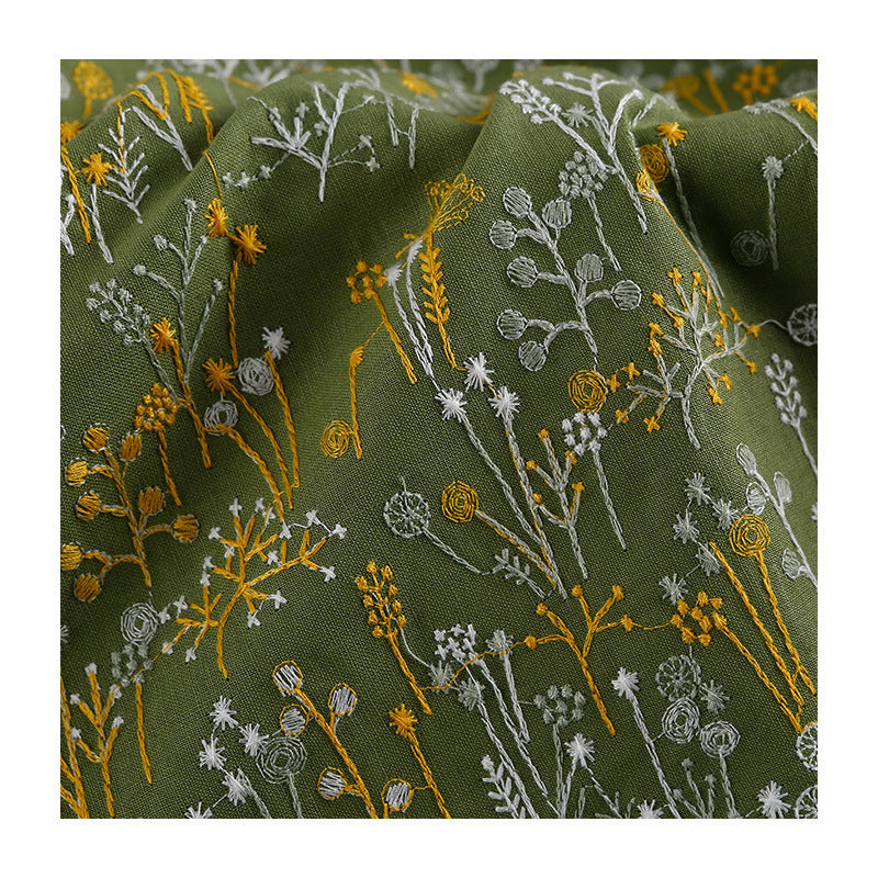 Ramie Cotton Embroidery Fabric, 8oz, 48 in Wide