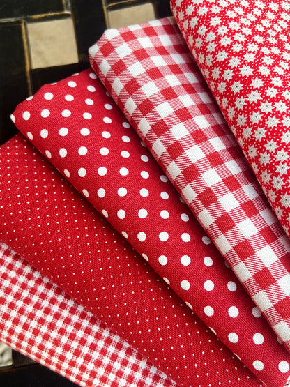 Cotton Polka Dot & Check Fabric, for Shirts & Cushions