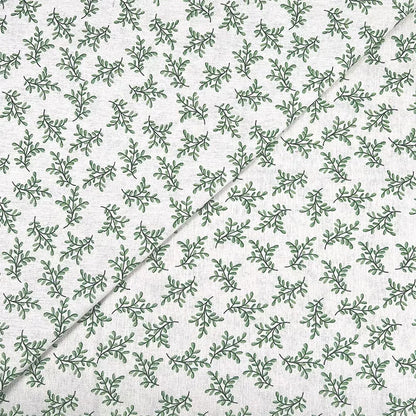 Vintage Floral Cotton Linen Fabric for Tablecloths & Sofa Covers