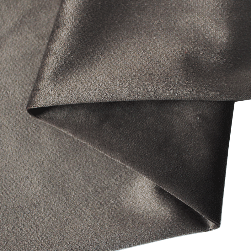 Thickened Velvet Fabric, 17 Colors for Sofa Covers, Curtains & Pillows - Dark Grey