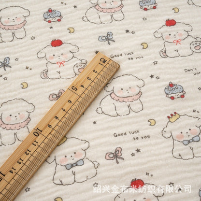 Double Gauze Fabric, Cotton Plaid & Dots (14 Prints)
