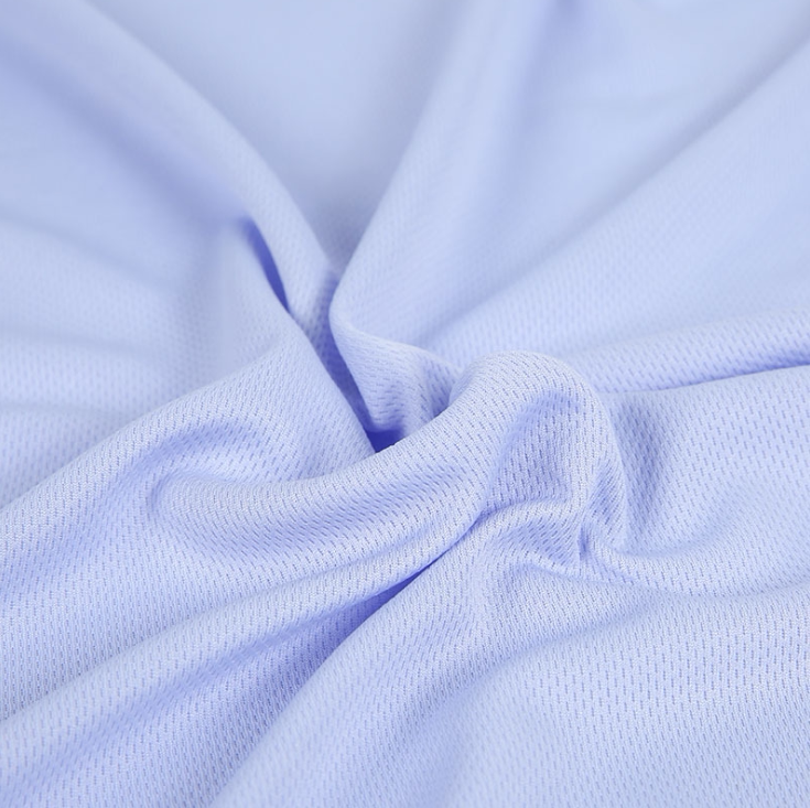 Moisture-Wicking Birdseye Polyester Knit Fabric, 4-Way Stretch - Purple & Lavender
