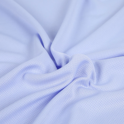 Moisture-Wicking Birdseye Polyester Knit Fabric, 4-Way Stretch - Purple & Lavender