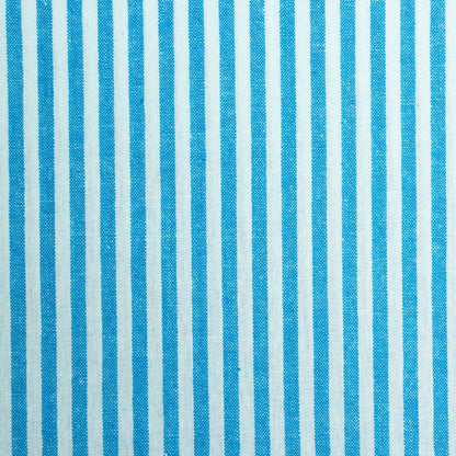 Washed Stripe Woven Cotton Fabric, Fine Stripes for Shirts & Crafts - Navy 11