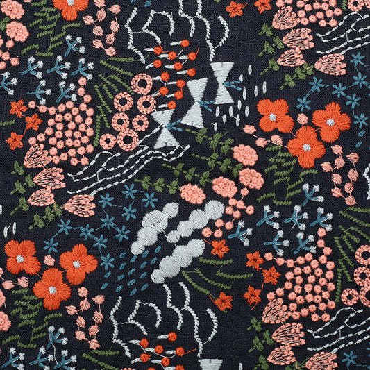 Floral Garden Embroidered - 1