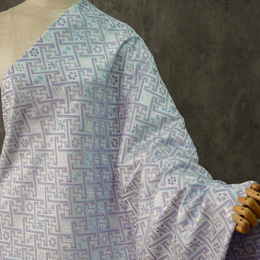 Zhuang Brocade Jacquard Fabric By The Yard | 5 Colors, 58" Wide for Ethnic Jackets & Home Decor