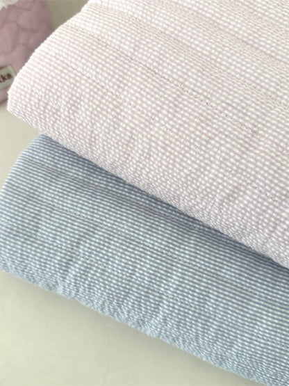 Quilted Polyester Stripe Fabric, for Bags & Pouches