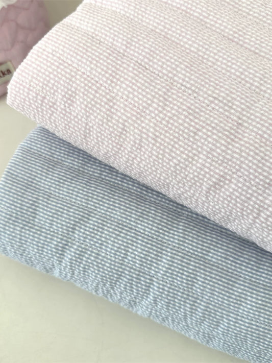 Quilted Polyester Stripe Fabric, for Bags & Pouches