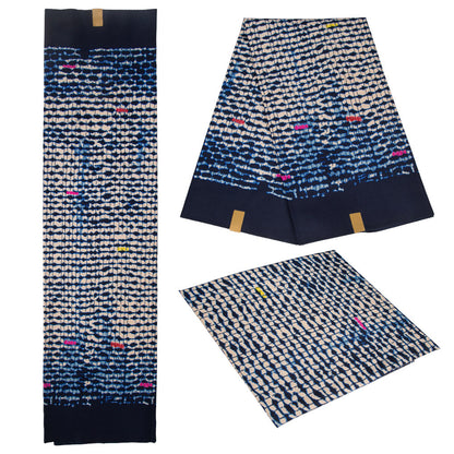 Ankara Polyester Wax Print Fabric, Double-Sided (6 Prints) - fp6605