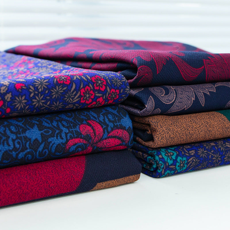 Printed Bonded Fleece-Back Fabric, Warm Corn-Grid Cloth for Jackets & Home