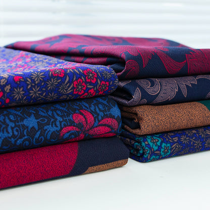 Printed Bonded Fleece-Back Fabric, Warm Corn-Grid Cloth for Jackets & Home