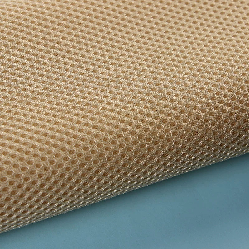 3D Mesh Fabric, Breathable 3-Layer, for Crib Rails, Sofa Covers & Sneakers - Cream Yellow