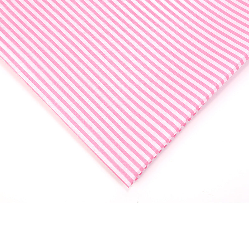 Stripe Polyester Fabric - Bags & Craft by the Yard - Dusty Pink