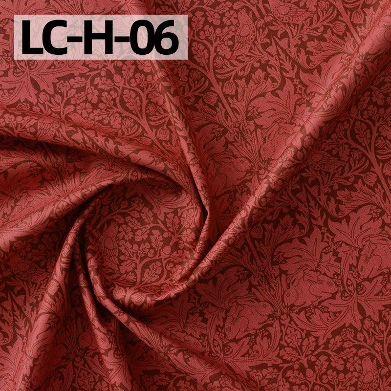 Floral Cotton Plain Fabric - Shirt & Dress by the Yard - LC-H-06