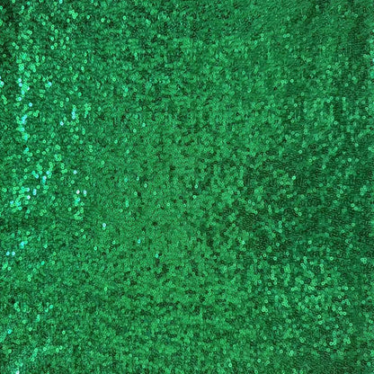 Sequin Embroidery Fabric, Trailing Floral, 51 in Wide - Green
