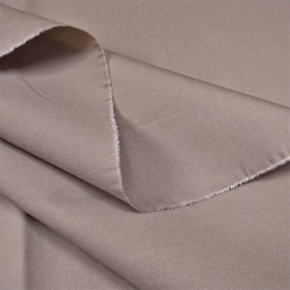 Combed Cotton Shirting, 40s Poplin, 59 in Wide - Dark Khaki
