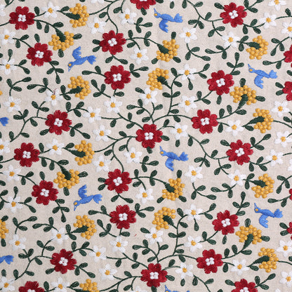 Hummingbird Garden Embroidered - 5
