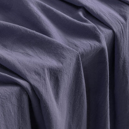 Washed Cotton Linen-Look Fabric, for Hanfu, 54 in Wide - Purple