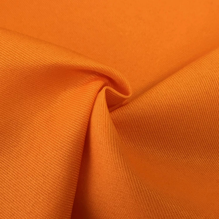Uniform Fabric, Wool-Like Polyester for Workwear & Apparel - Orange