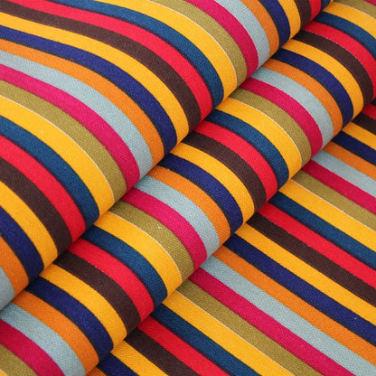 Cotton Linen Rustic Sofa Fabric, for Sofa Covers & Cushions - Multicolour
